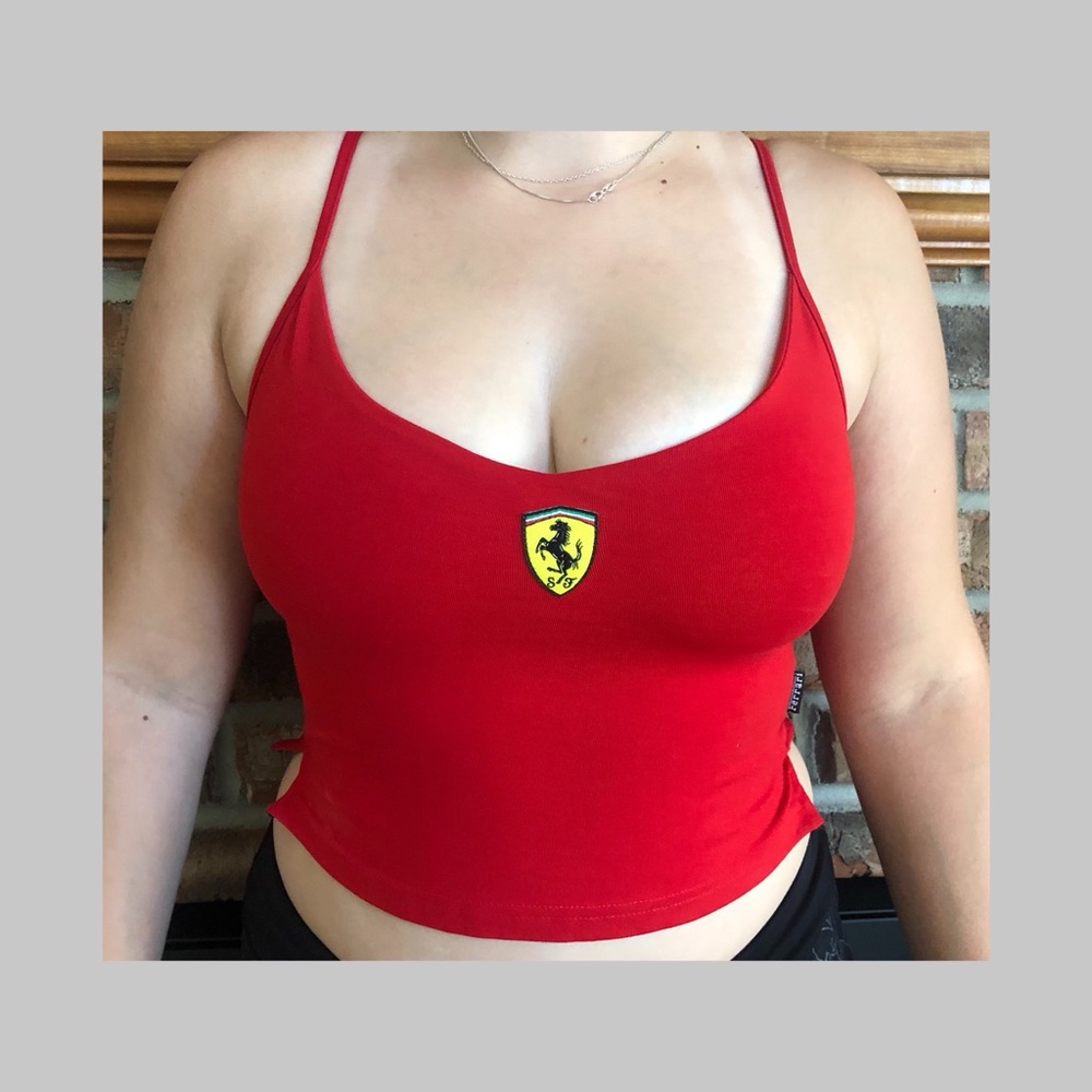 Red Ferrari Tanktop